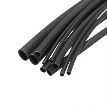 2.4mm Makaron SiYAH (2.4 mm Isı ile Daralan Kablo Makaronu) - 1 metre