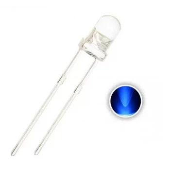 5mm LED Ultra Parlak 8000 - 10000 Mcd Mavi