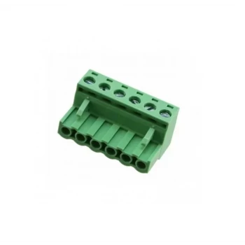 6 Pin 5.08mm Dişi Geçmeli - Yeşil Klemens