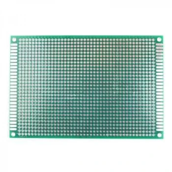 8x12 cm Çift Yüzlü Delikli Pertinaks Plaket