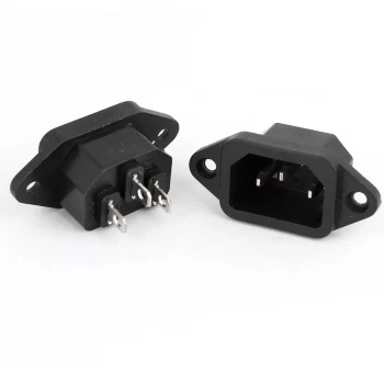 AC Power Supply Girişi Kulaklı (Güç Kaynağı) Konnektörü - Erkek