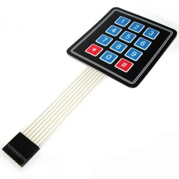 Arduino 4x3 Membran Matrix Keypad 12 buton Tuş Takımı