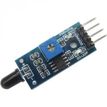 Arduino Ateş Alev Algılama Sensörü 4 Pinli