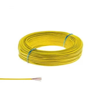 Çok Damarlı Zil Teli - Montaj Kablosu (1 metre) SARI kablo