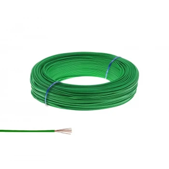 Çok Damarlı Zil Teli - Montaj Kablosu (1 metre) YEŞiL kablo