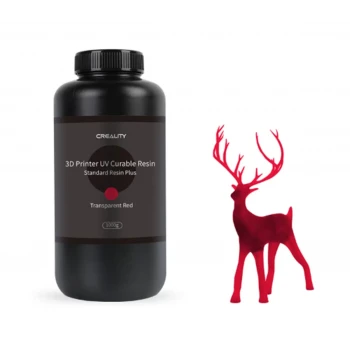 Creality Standart Reçine Plus 1 Kg - Şeffaf Kırmızı