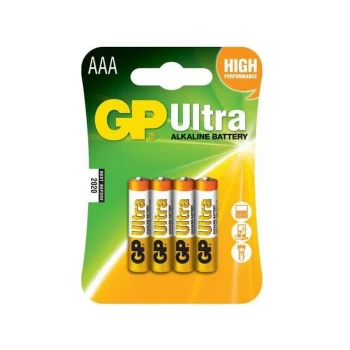 GP 24AU3 AAA İnce Alkalin Pil - Dörtlü Paket