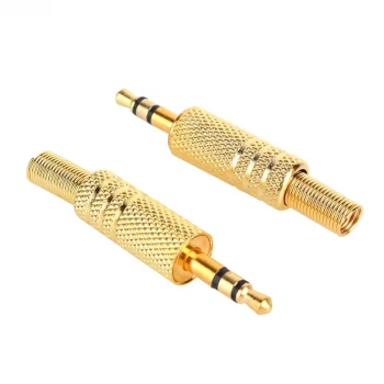 HNC101 Stereo Gold Erkek Jak 3.5mm Altın Konnektör