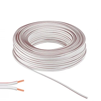 Hoparlör Kablosu 2x1.5 BEYAZ - 1 Metre