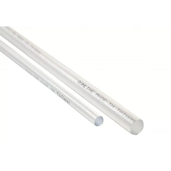 İnce Çubuk Mum Silikon 7.2mm Şeffaf