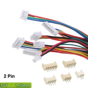JST 1.25 mm 2 pin Konnektör 2P