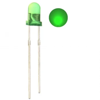 LED Diyot 3mm Yeşil