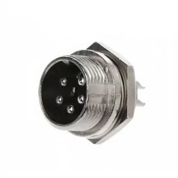 Mike Konnektör Fiş 5 Pin 16mm Erkek