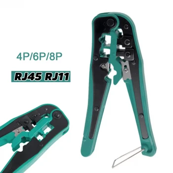 Sıkma Pensesi RJ11 RJ45 4P/6P/8P 1. Kalite