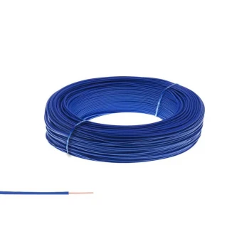 Tek Damarlı Zil Teli - Montaj Kablosu (1 metre) MAVi kablo