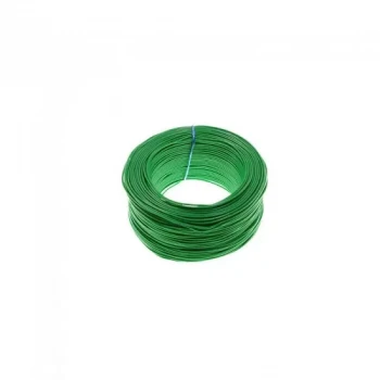 Tek Damarlı Zil Teli - Montaj Kablosu (1 metre) YEŞİL kablo
