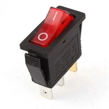 Tekli Dar Işıklı ON-OFF Anahtar Switch 3P