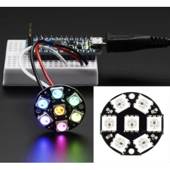 WS2812B 5050 RGB LED - 7 Bit Dairesel