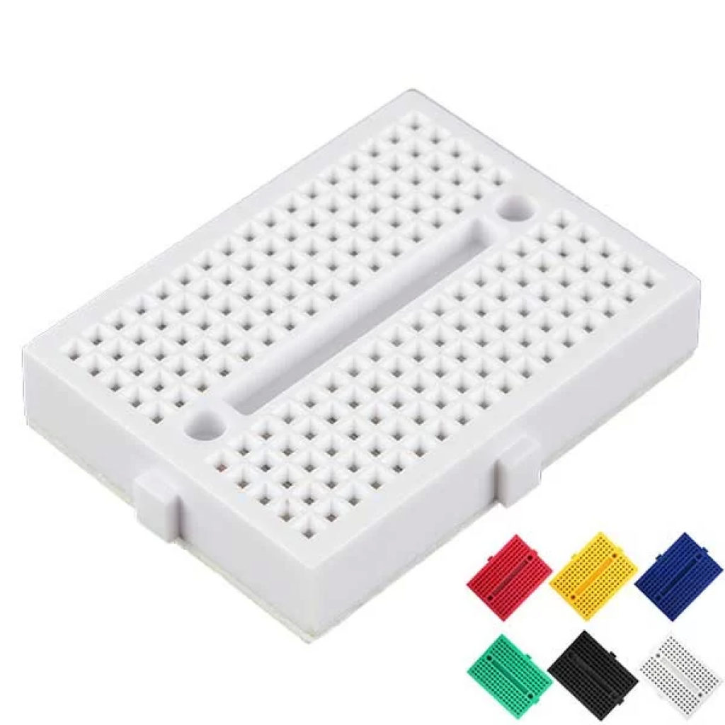 10 Breadboard Senza Saldatura SYB-46 Da 270 Fori - Per Prototipazione Circuiti, Compatibili Con Fili 20-29 AWG