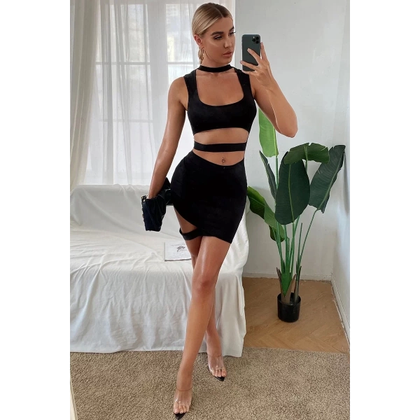 Kadın Özel Tasarım Mini Elbise