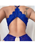 Dantel Özel Bölgesi Açık Babydoll