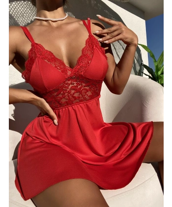 Büyük Beden Fiyonklu Gecelik