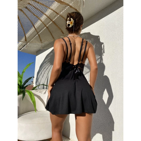 Kurdeleli Fantezi Gecelik