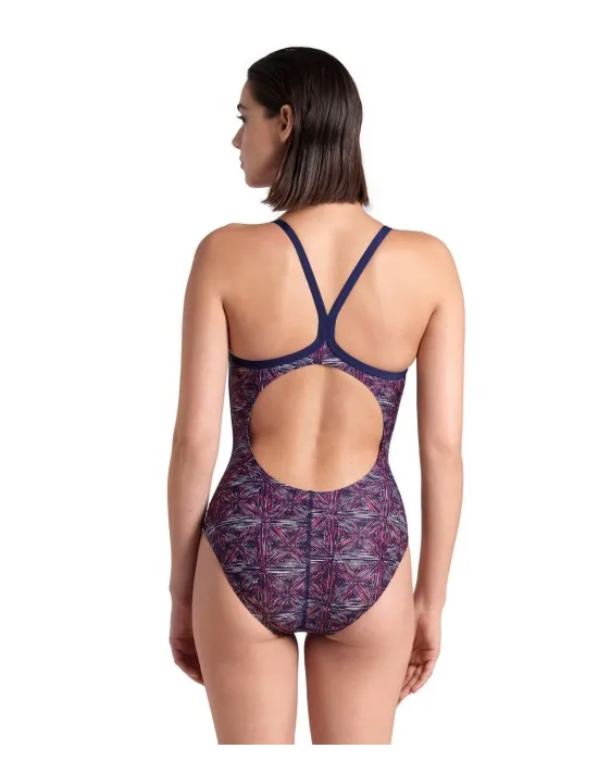 ARENA ABSTRACT TILES KADIN YÜZÜCÜ MAYOSU 007141417