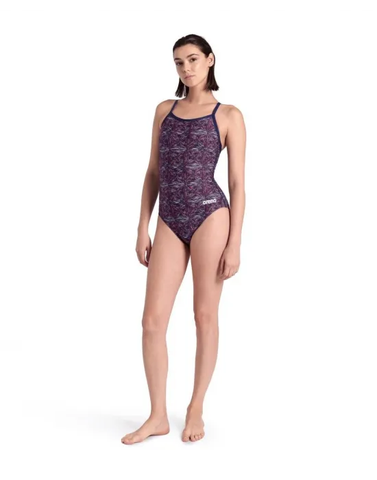 ARENA ABSTRACT TILES KADIN YÜZÜCÜ MAYOSU 007141417