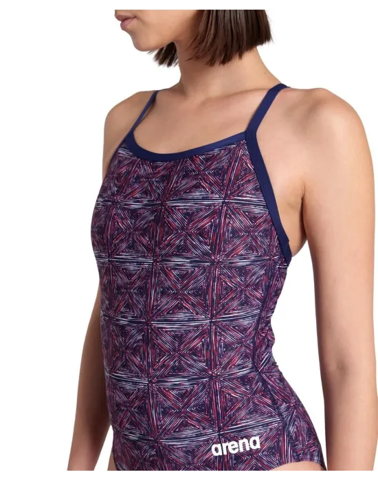 ARENA ABSTRACT TILES KADIN YÜZÜCÜ MAYOSU 007141417