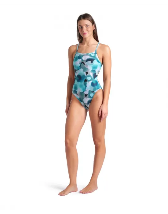 ARENA CAMOUFLAGE KADIN YÜZÜCÜ MAYOSU 009065660