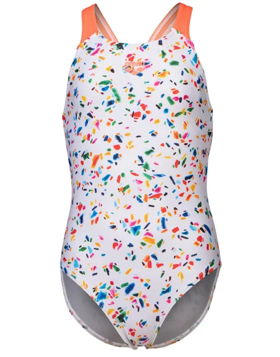 ARENA CONFETTI KIZ ÇOCUK YÜZÜCÜ MAYOSU 009089750