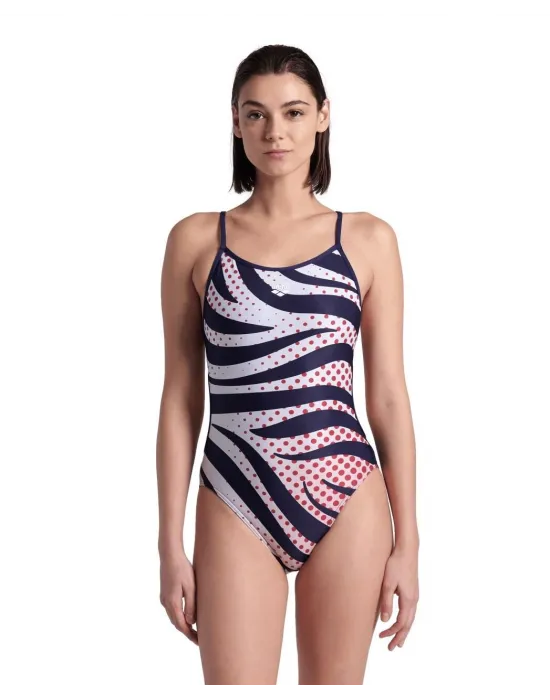 ARENA MULTI STRIPES KADIN YÜZÜCÜ MAYOSU 007158710