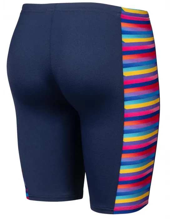 ARENA RACING STRIPE ERKEK ÇOCUK YÜZÜCÜ MAYOSU 009012750