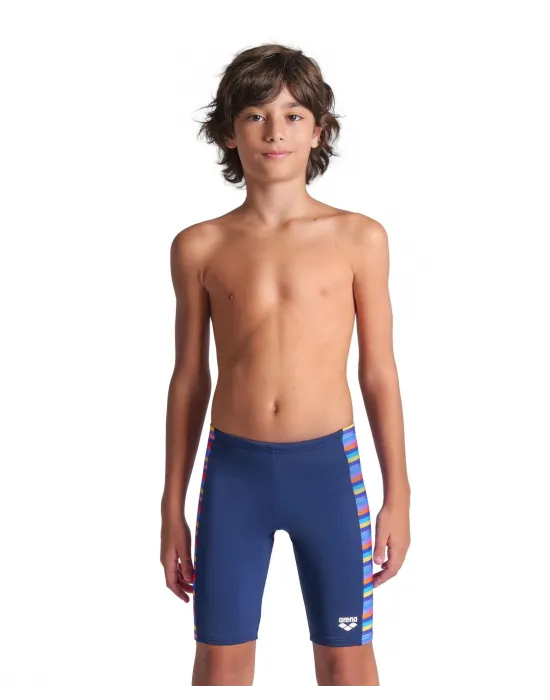 ARENA RACING STRIPE ERKEK ÇOCUK YÜZÜCÜ MAYOSU 009012750