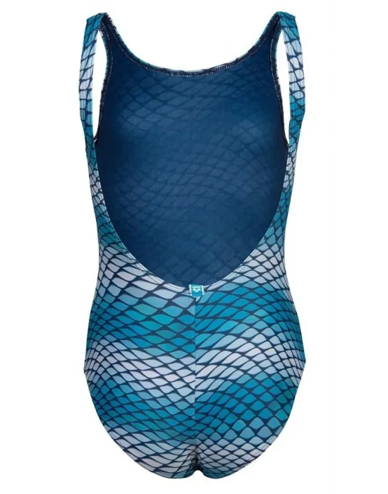 ARENA WATER PRINT KIZ ÇOCUK YÜZÜCÜ MAYOSU 007319801