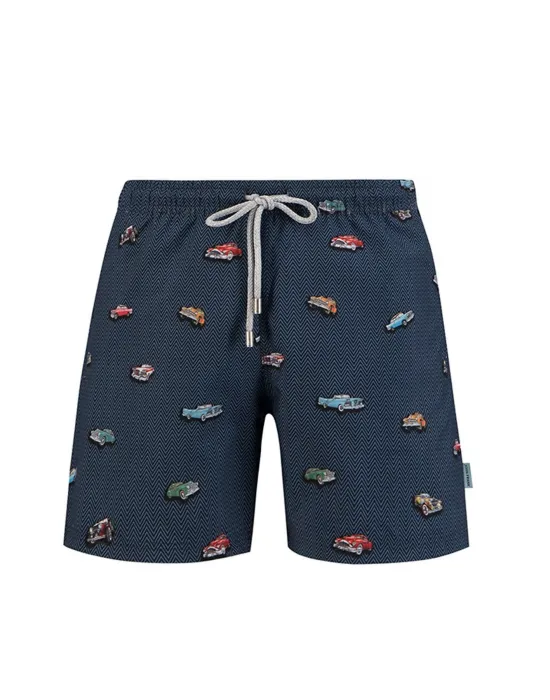 JOHN FRANK ERKEK ŞORT MAYO JFSS21SW20-RETROCAR