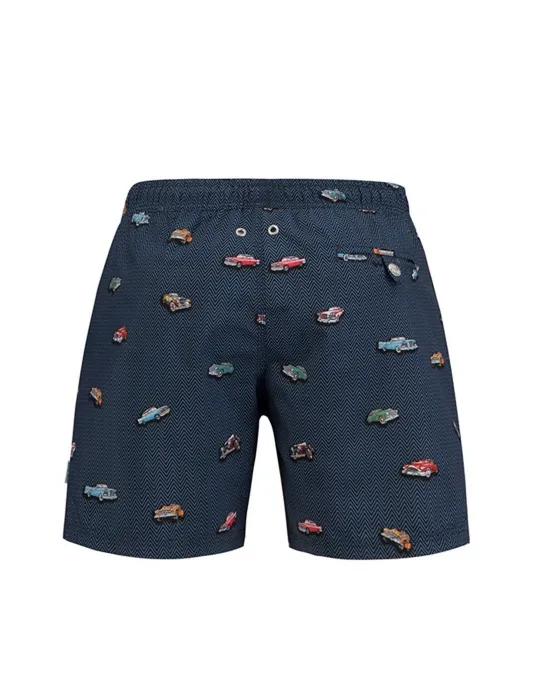 JOHN FRANK ERKEK ŞORT MAYO JFSS21SW20-RETROCAR