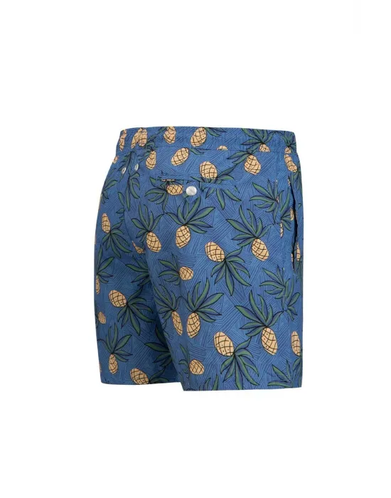 JOHN FRANK ERKEK ŞORT MAYO JFSS21SW39-PINEAPPLE BLUE