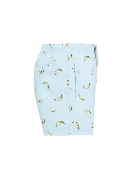 JOHN FRANK ERKEK ŞORT MAYO JFSS21SW55-BANANA BLUE