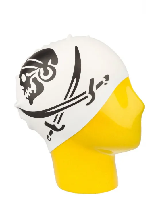 Özel Baskılı Bone Korsan Beyaza Siyah Pirate