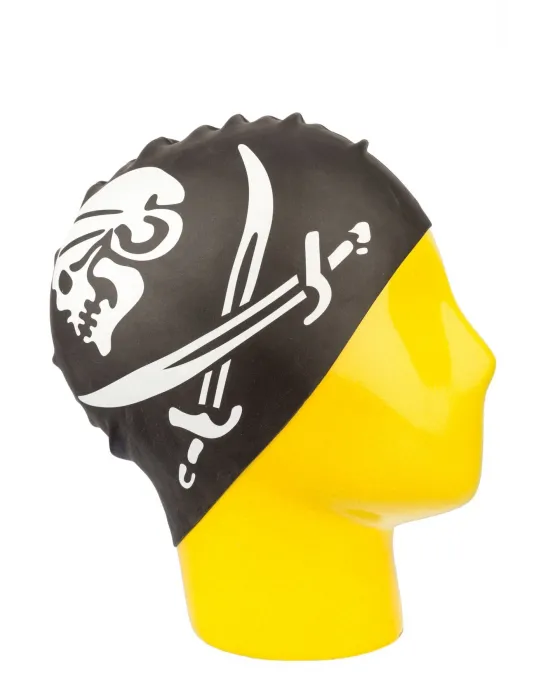 Özel Baskılı Bone Korsan Siyaha Beyaz Black Pirate