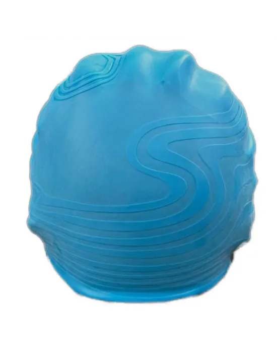 PİRANHA DOKULU KALIN MAVİ SİLİKON BONE