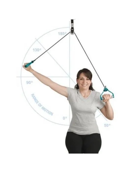 Powerband Kapıya Sabitlenebilen Omuz Çalışma İpi - Makaralı