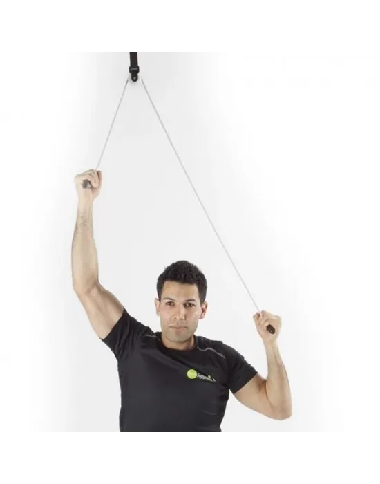 Powerband Kapıya Sabitlenebilen Omuz Çalışma İpi - Makaralı
