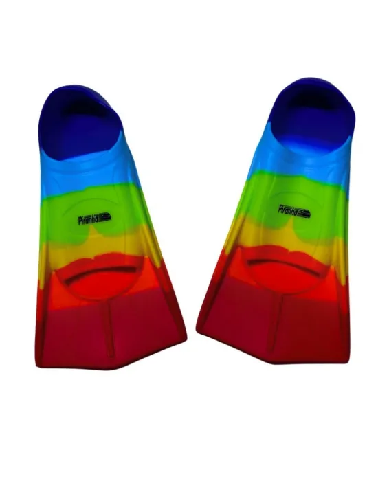 Yeni Çok Renkli Piranha Silikon Yüzücü Kısa Ayak Paleti