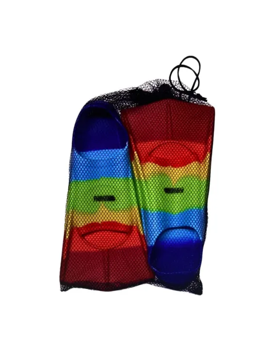 Yeni Çok Renkli Piranha Silikon Yüzücü Kısa Ayak Paleti