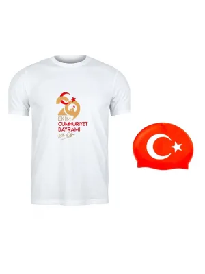 29 Ekime Özel Baskılı  Tshirt ve Bone