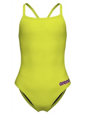 ARENA SOLID KIZ ÇOCUK YÜZÜCÜ MAYOSU 004765650