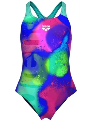 ARENA SPRAY PAINT KIZ ÇOCUK YÜZÜCÜ MAYOSU 010286740